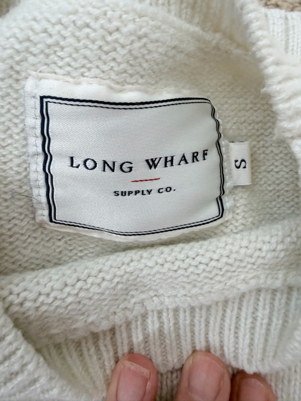 Long Wharf Supply Co Striped Sweater - Picture 4 of 4